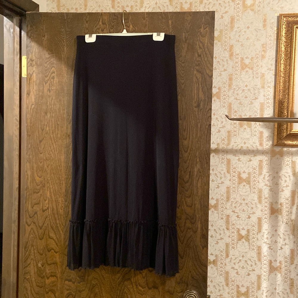 Long black skirt